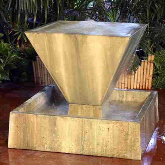 Gist Large Oblique Garden Fountain
