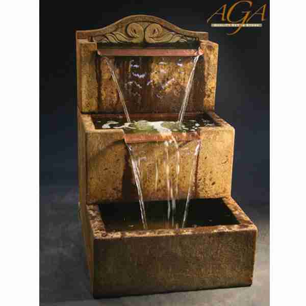 Fiore Tall Uccelli Fountain