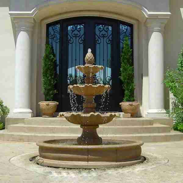 Giannini Garden Garda Three Tier Pond Fountain