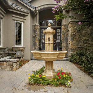 Giannini Garden Roubaix Concrete Outdoor Fountain For Spouts