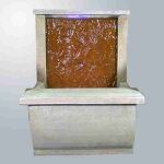 Giannini Garden Slate Water Wall with Bench - Image 2