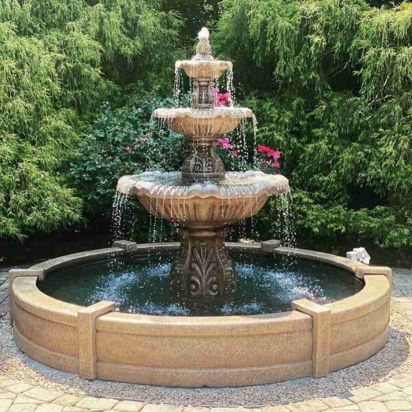 Massarelli Calabria Fountain with 8' Pool