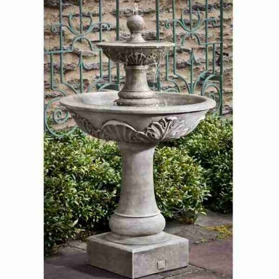 Campania Acanthus Two Tiered Fountain