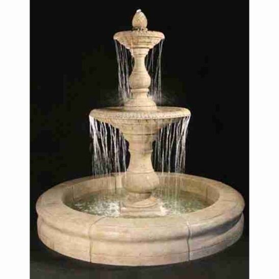 Fiore Gran Vista Fountain With Fiore Pond