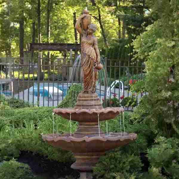 Massarelli Two Tier Grecian Lady Fountain