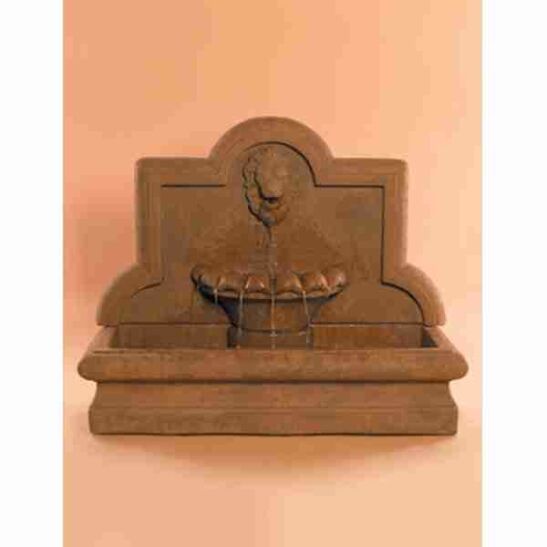 Fiore Large Lion Wall Fountain