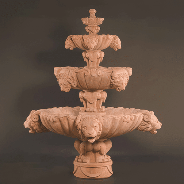 The Fiore Extra Large Lion Fountain