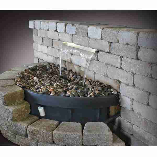 EasyPro Vianti Falls 23" Extended Lip Spillway Kit With White LED