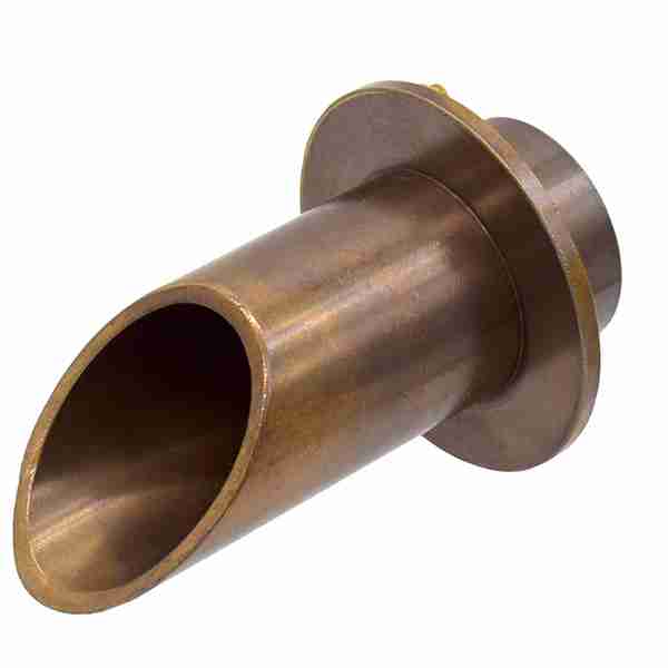 Vianti Falls Antique Brass 2″ Round Wall Scupper