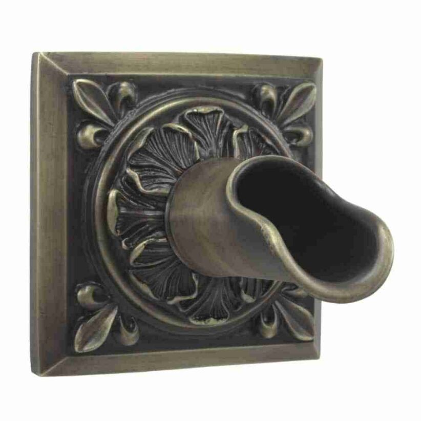 Oak Leaf Scupper with Square Backplate