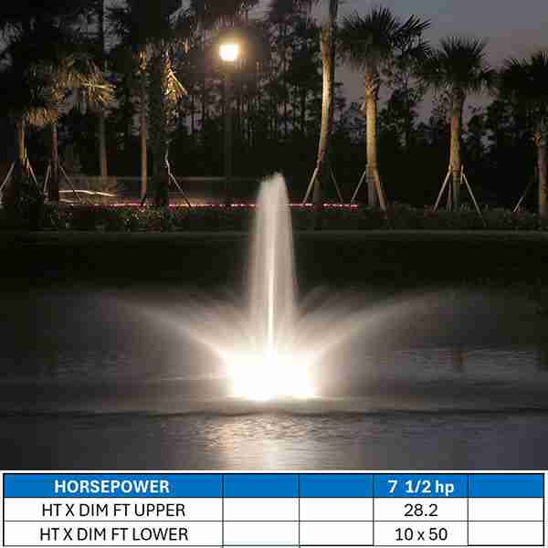 AquaMaster Grand Crown & Geyser Lake Fountain