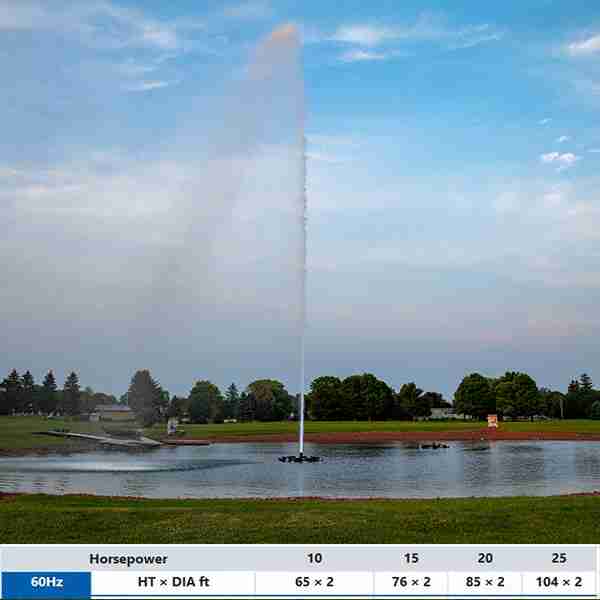 AquaMaster Galaxy Gemini Lake Fountain