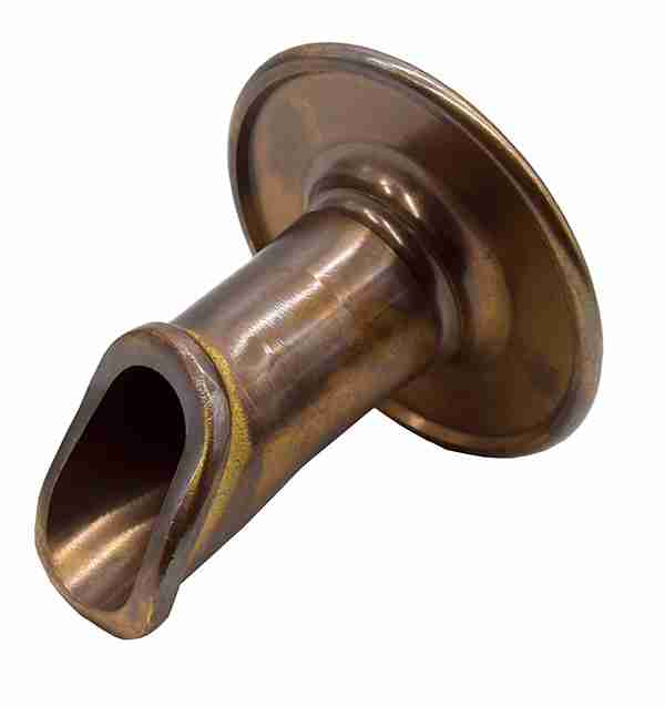 Vianti Falls Brass 2″ Antique Round Wall Scupper