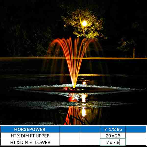 AquaMaster Grand Medinah Lake Fountain