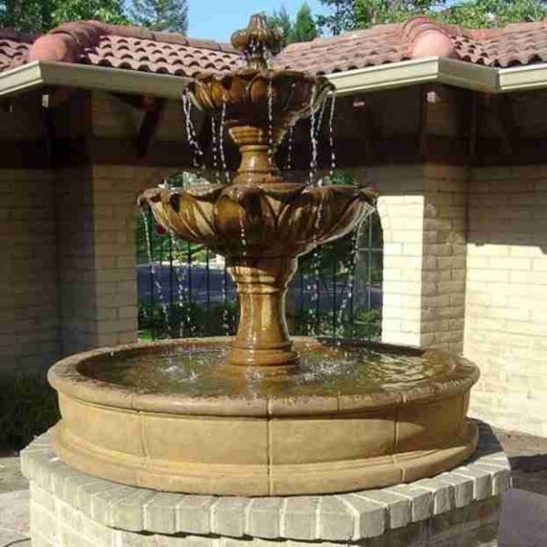 Giannini Gardenia Two Tier Pond Fountain