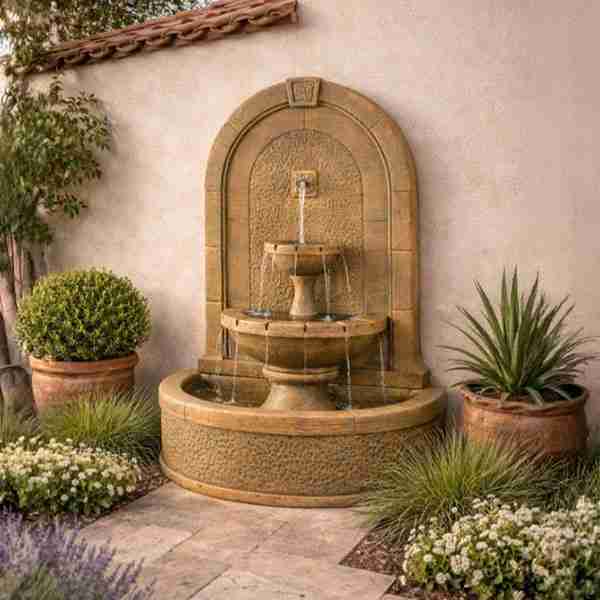 Fiore Stone New Horizon Wall Fountain
