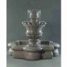Fiore Scallop Urn Fountain w/Quatrefoil Basin - Image 3