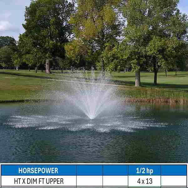 Aqua Master Half Moon Lake Fountain Masters Decorative Series