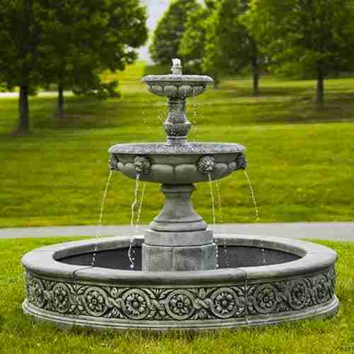 Campania Parisienne Two Tier Fountain