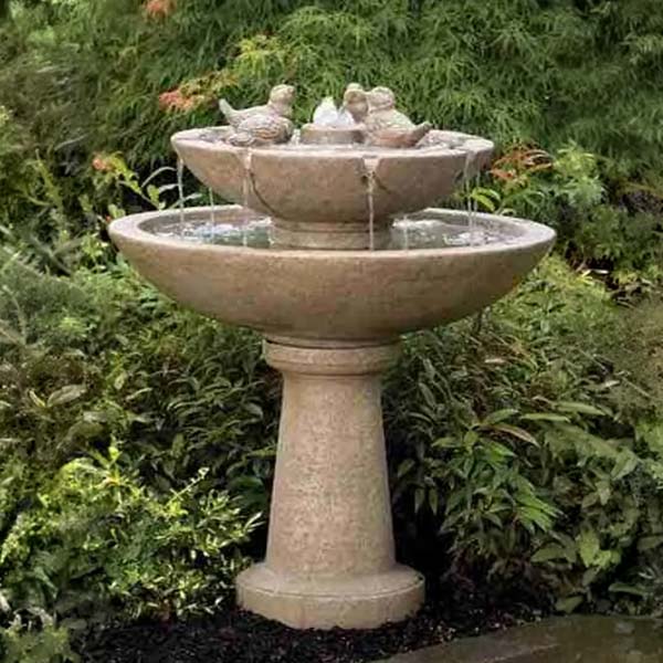 Massarelli Tranquility Spill Fountain Birds