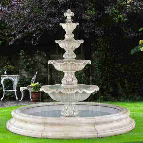 Henri Studio Four-Tier Renaissance Fountain