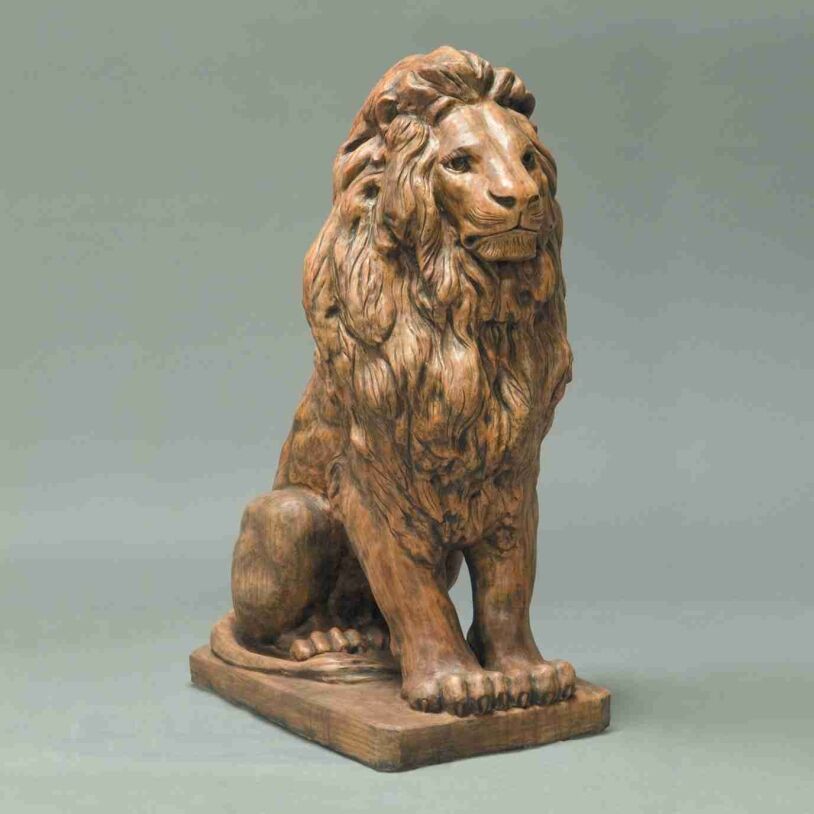 Fiore Stone Estate Lion, Large