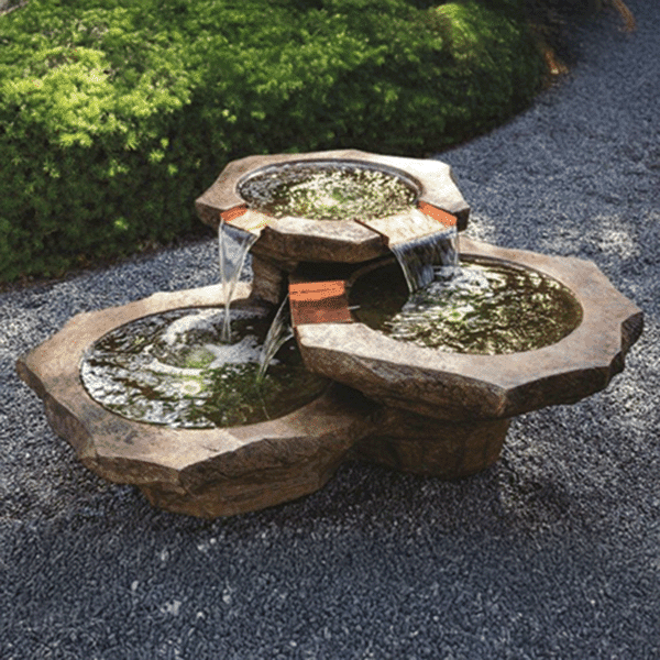 Henri Studio Stone Basin Fountain